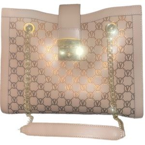 Valentino by Mario Valentino Sephora Monogram Leather Shoulder Bag